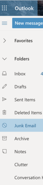 Picture of folders in MS Outlook